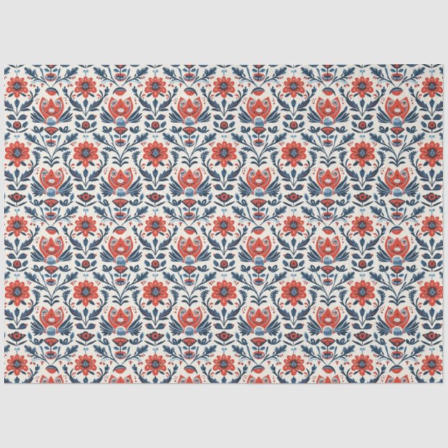 Folk art PP282 Tissue Paper (Front)