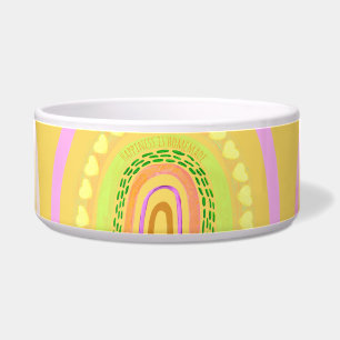 Folk Art Rainbow 'Happiness is Homemade' 