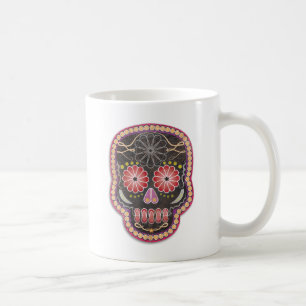 Folk Art Skull - day of the dead Coffee Mug