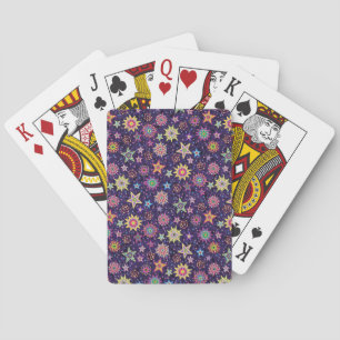 Folk Art Starry Sky Playing Cards