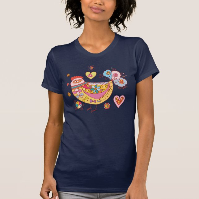 Folk Bird T-Shirt (Front)