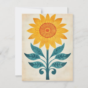 Folk Bloom #240 Postcard