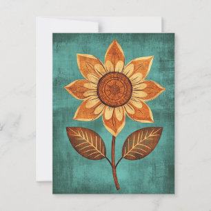 Folk Bloom #242 Postcard