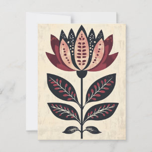 Folk Bloom #248 Postcard