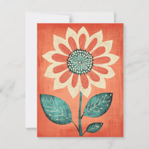 Folk Bloom #251 Postcard