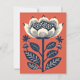 Folk Bloom #254 Postcard