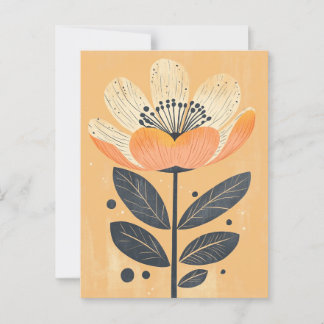 Folk Bloom No.267 Postcard
