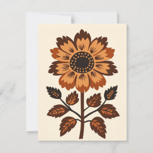 Folk Bloom No.274 Postcard