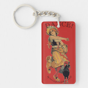 "Folk Dance" Key Ring