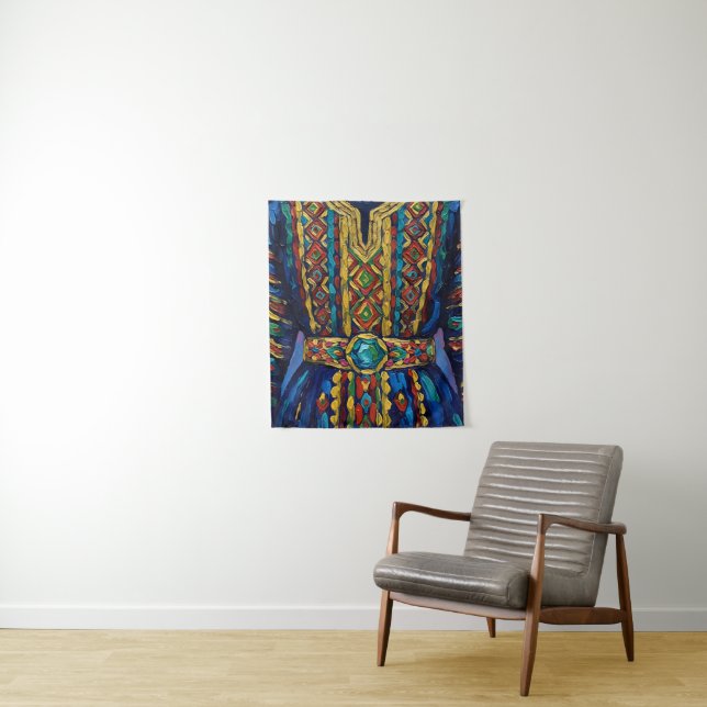 folk design creation with full of colours   tapestry (In Situ)