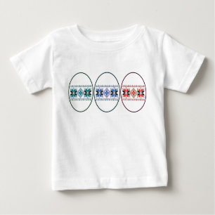 Folk Design Easter Eggs Baby T-Shirt