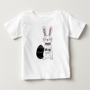 Folk Easter Bunny Rabbit Baby T-Shirt