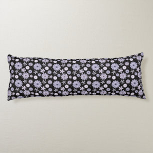 Folk floral blue II pattern Body Cushion