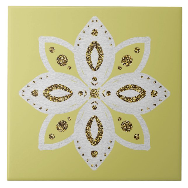 folk flower 1  tile (Front)