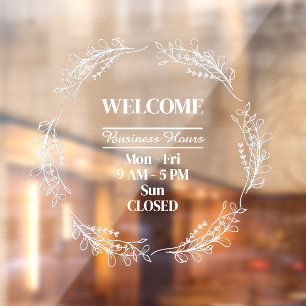 Folk Flowers Wreath Business Shop Opening Hours