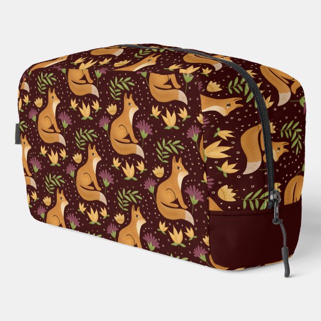 Folk Foxes Dopp Kit (Right Corner)