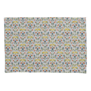 Folk Garden Dreams Flat Sheet Pillowcase
