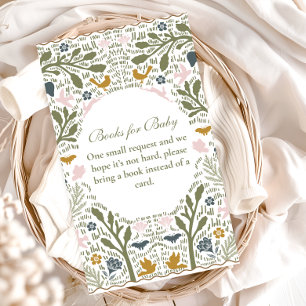 Folk Garden Woodland Books for Baby Enclosure Card