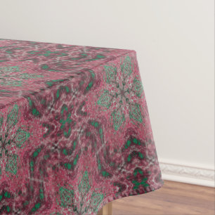 folk geometric pattern composition tablecloth