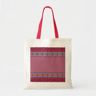 Folk Heart Pattern Bag