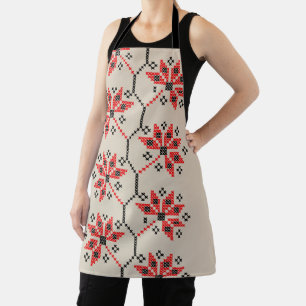 Folk-Inspired Kitchen Essentials Apron