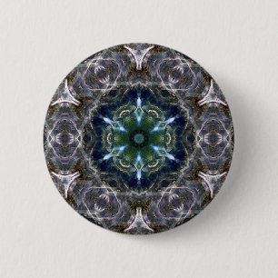 Folk Mandala  6 Cm Round Badge