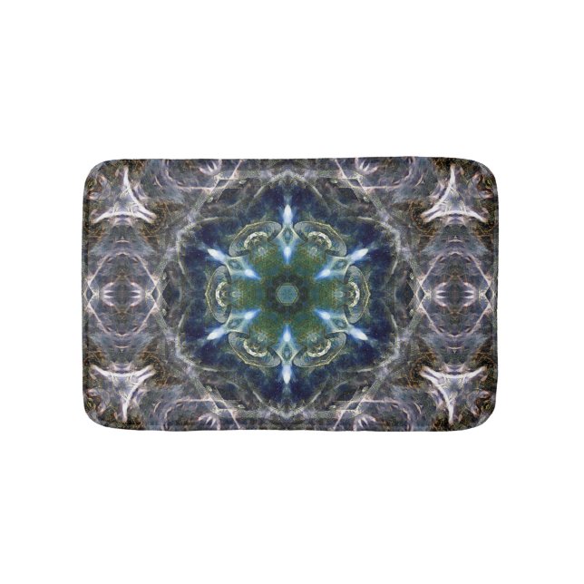 Folk Mandala  Bath Mat (Front)