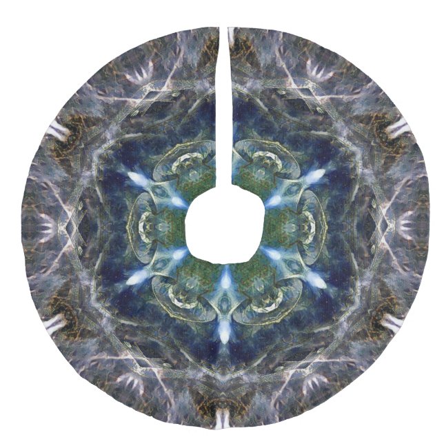 Folk Mandala  Brushed Polyester Tree Skirt (Front)