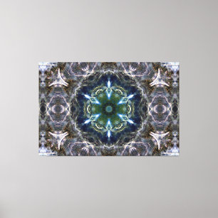 Folk Mandala Canvas Print