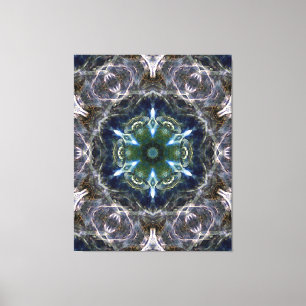 Folk Mandala Canvas Print