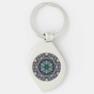 Folk Mandala Key Ring