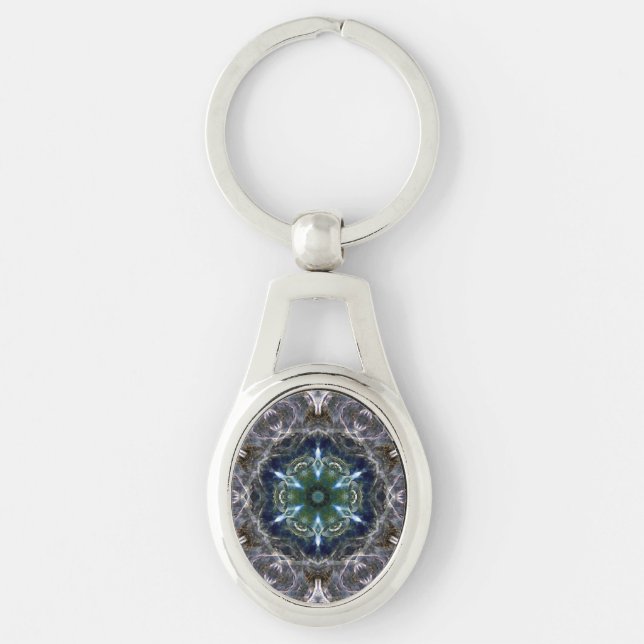 Folk Mandala  Keychain (Front)