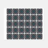 Folk Mandala Labels