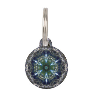 Folk Mandala  Pet Tag