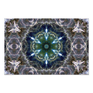 Folk Mandala  Photo Print