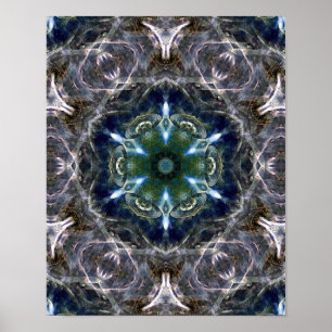 Folk Mandala Poster