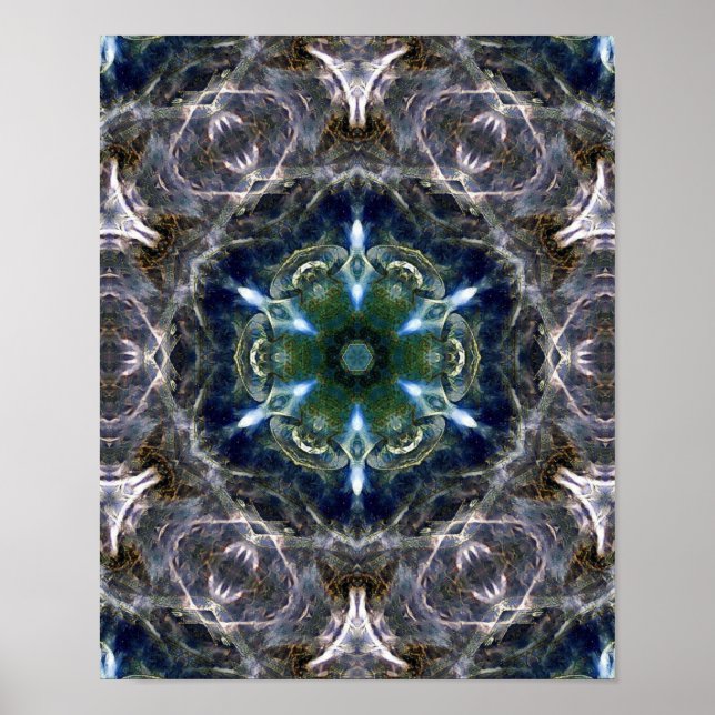 Folk Mandala  Poster (Front)