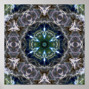 Folk Mandala  Poster