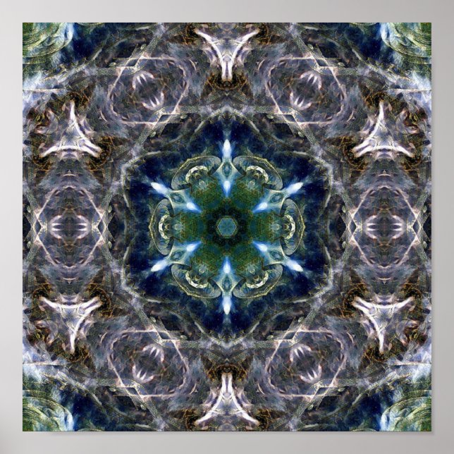 Folk Mandala  Poster (Front)