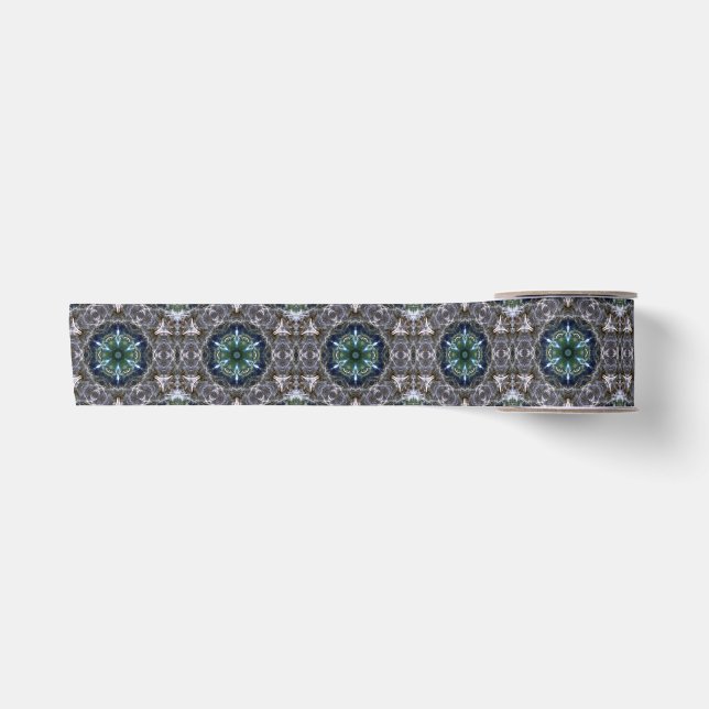 Folk Mandala  Satin Ribbon (Front)