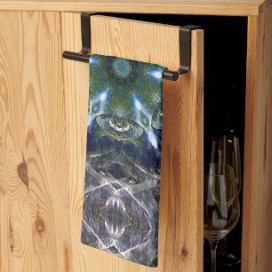 Folk Mandala Tea Towel