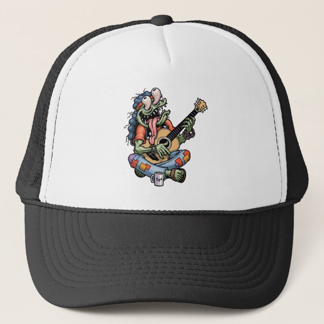 Folk Monster Trucker Hat (Front)