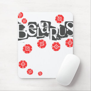 Folk Pattern Belarus Беларусь Mousepad