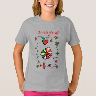 Folk Retro Quaint and Happy Art  T-Shirt