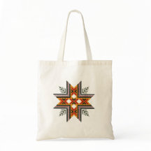 Folk Style Cotton Bag/Berber Geometric Design