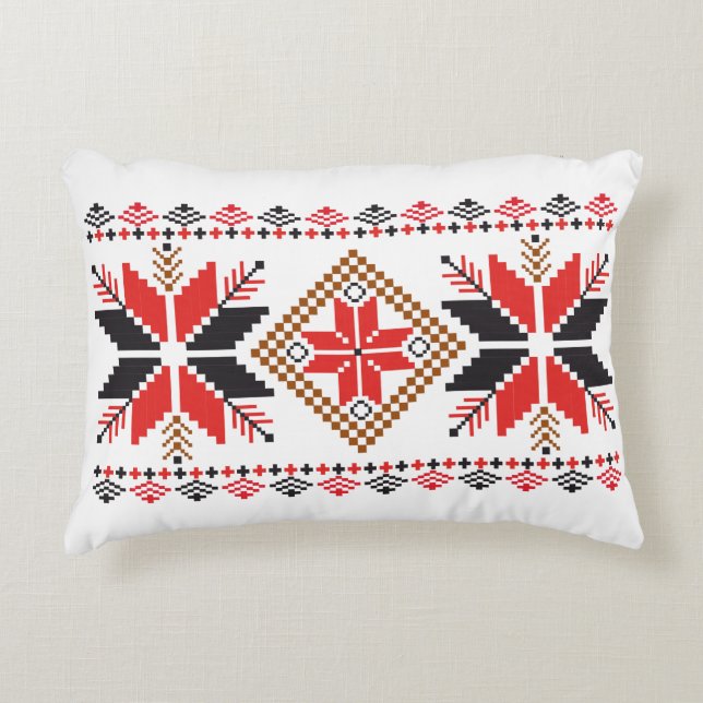 Folk Weave  Decorative Cushion (Front)