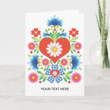 Folkfest Greeting Card