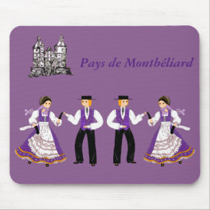 Folklore du Pays de Montbéliard, France Mouse Pad
