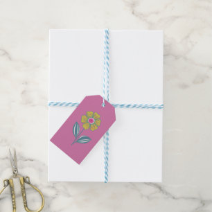 Folklore Flower Gift Tag