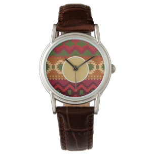Folklore Nordic Pattern Personalised Gifts Decor Watch